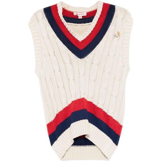 MASU gilet decayed school - toni neutri