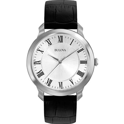 Orologio Bulova Da Uomo 96A287 – Quarzo, Cassa In Acciaio, Quadrante Blu E Cinturino In Pelle Grigia, Impermeabile 30m - 2
