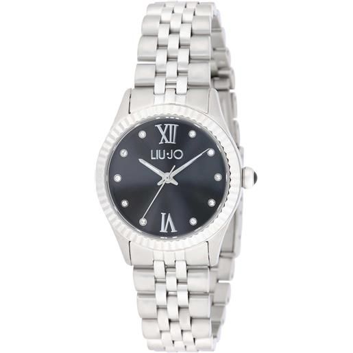 Orologio Crono Cinturino Gomma Nero Uomo Liujo TLJ2496 - AB PREZIOSI BALZANO