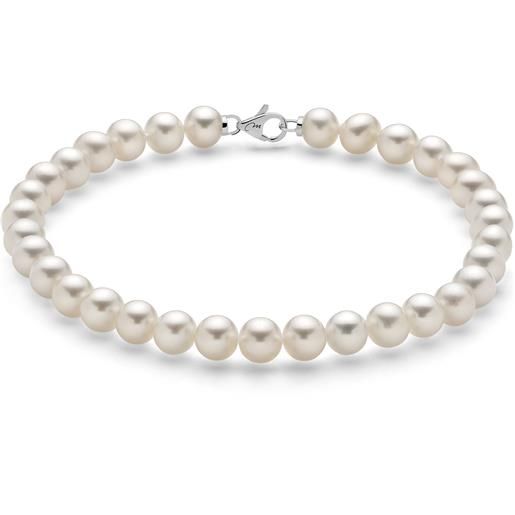 Set Bracciali Dell'Amicizia MicLee Con Pietre Naturali: 3 Braccialetti Elastici (Onyx Nero, Howlite Bianco, Occhio Di Tigre) In Confezione Regalo, Regalo Per Lei E Lui