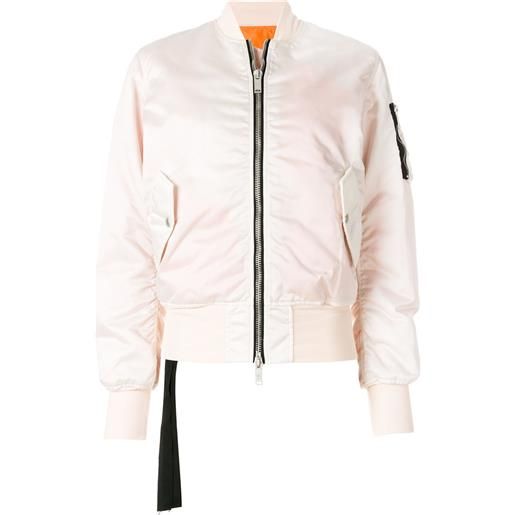 UNRAVEL PROJECT bomber con cinturino - rosa