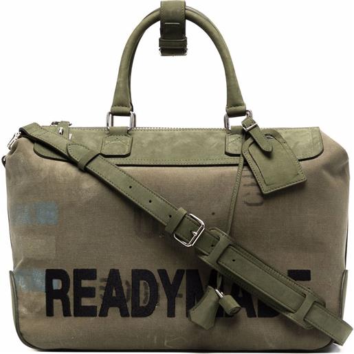 Readymade borsa palestra con stampa - verde