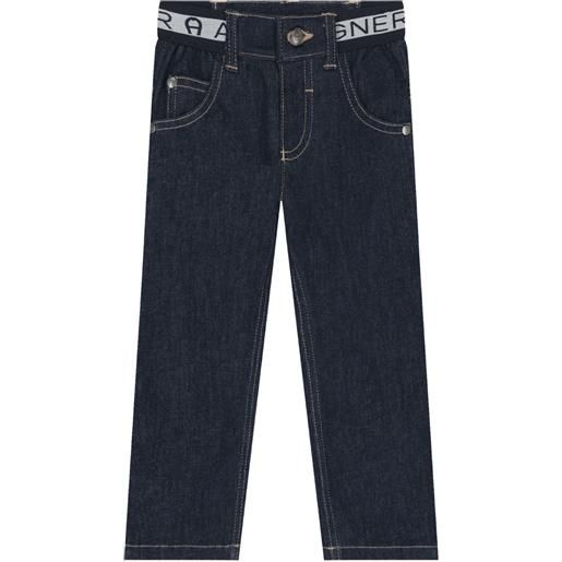 Aigner Kids jeans con logo - blu