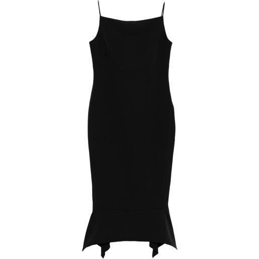 Roland Mouret abito con orlo a coda di pesce - nero