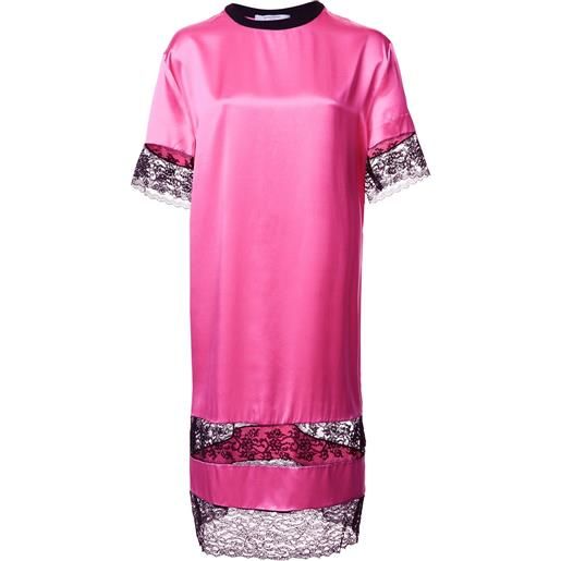 Givenchy lace panel t-shirt dress - rosa