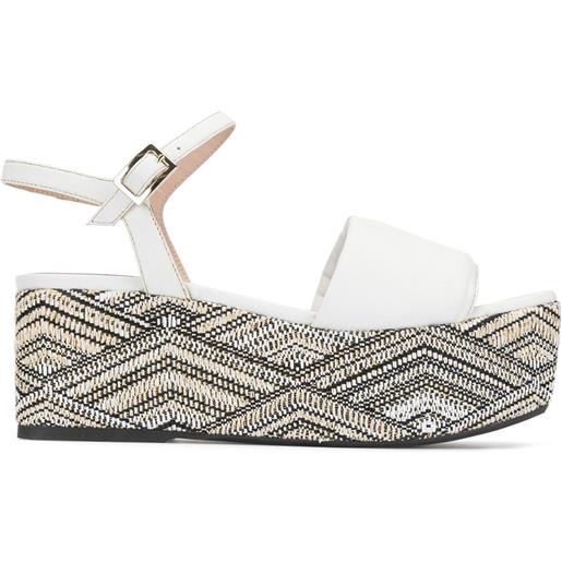 Madison.Maison espadrilles con zeppa - bianco