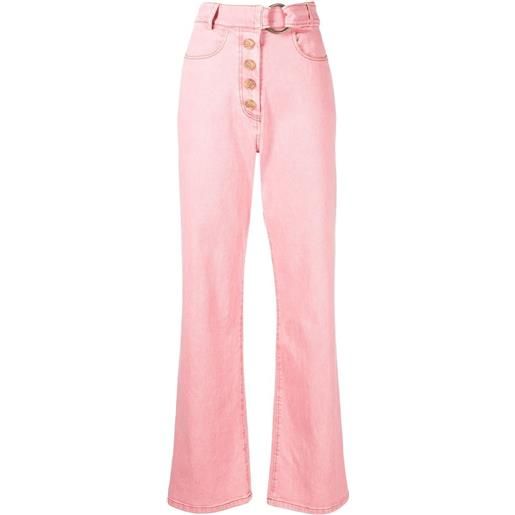 Rejina Pyo jeans emily con cintura - rosa