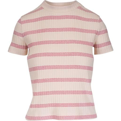 Vince t-shirt a righe - toni neutri