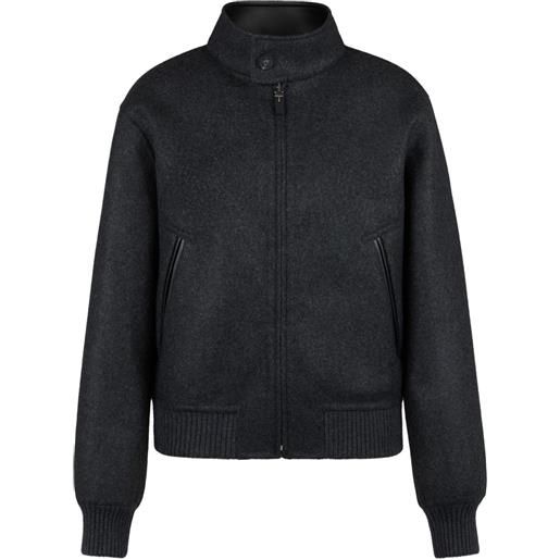 Tod's bomber in lana - nero