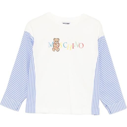 Moschino Kids t-shirt con logo - bianco
