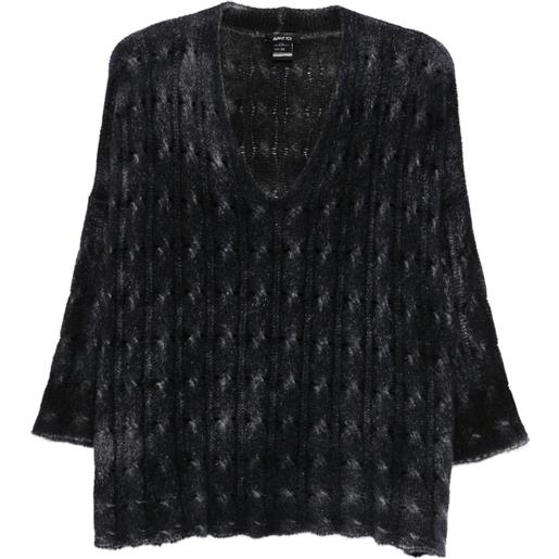 Avant Toi maglione con scollo a v - blu