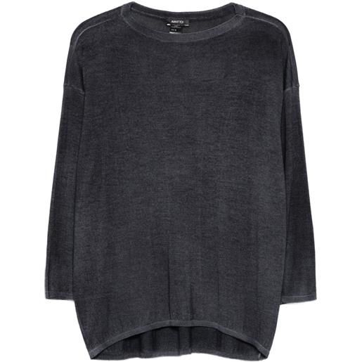 Avant Toi maglione con maniche a 3/4 - blu