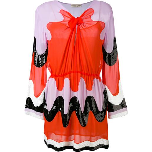 PUCCI retro print dress - viola