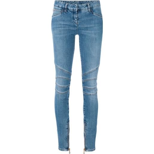 Balmain jeans biker - blu