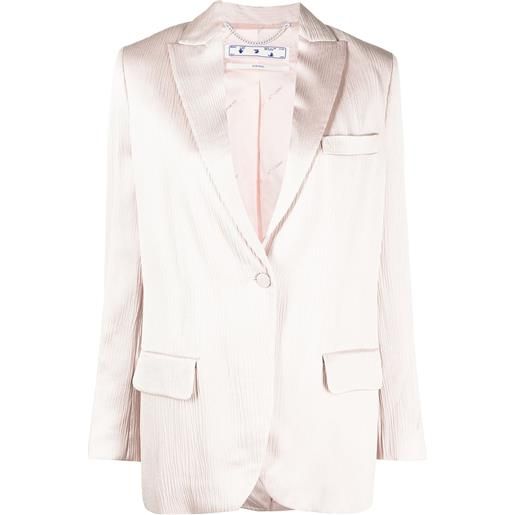Off-White blazer tomboy monopetto - rosa