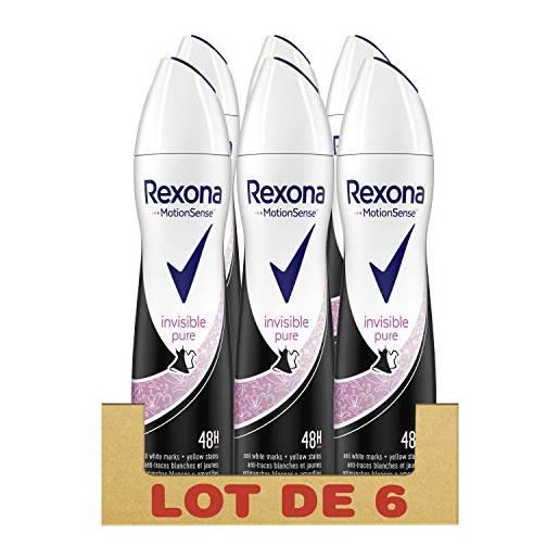 Rexona - deodorante donna spray 200 ml - confezione da 6