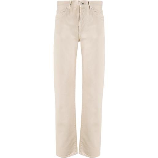 Off-White jeans dritti - toni neutri