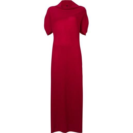 UNRAVEL PROJECT abito lungo di maglia - rosso