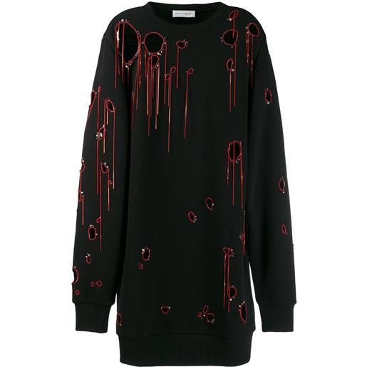 Faith Connexion felpa con decorazione - nero