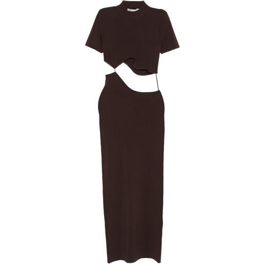 Christopher Esber abito lungo maparadita - marrone