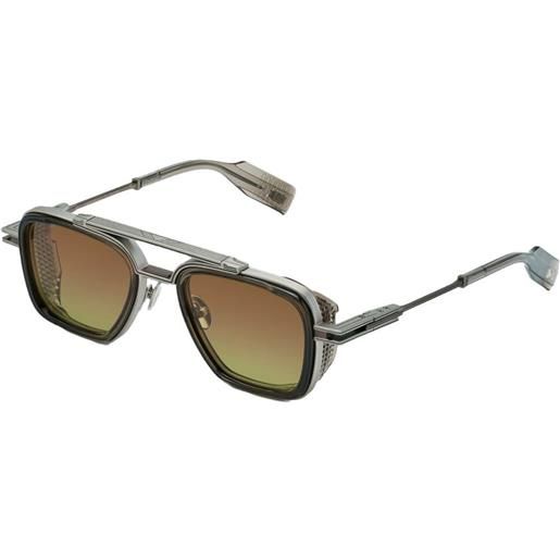 T Henri Eyewear occhiali da sole geometrici con lenti sfumate - grigio