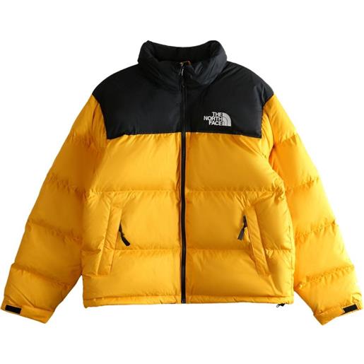 The North Face 1996 retro nuptse colour-block puffer jacket - giallo