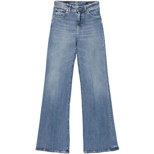 DONDUP jeans con applicazione logo - blu