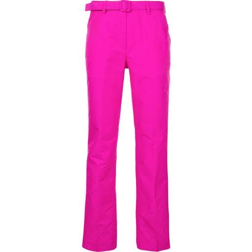 Off-White pantaloni a sigaretta - rosa