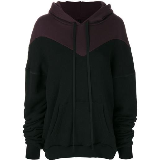 UNRAVEL PROJECT felpa colour-block - nero