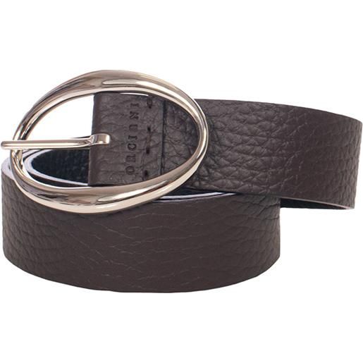 ORCIANI cintura soft double ORCIANI t+n testa di moro/nero donna