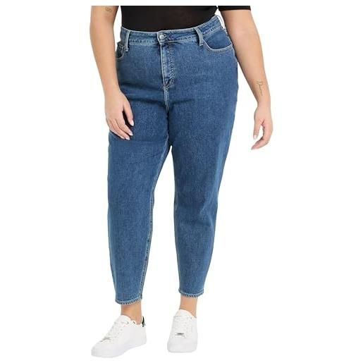 Calvin Klein jeans mom jean plus j20j222737 pantaloni, denim (denim medium), 42w donna