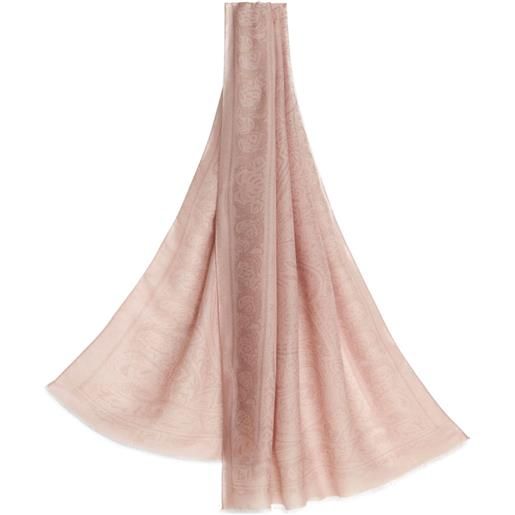 ETRO sciarpa con stampa paisley jacquard - rosa