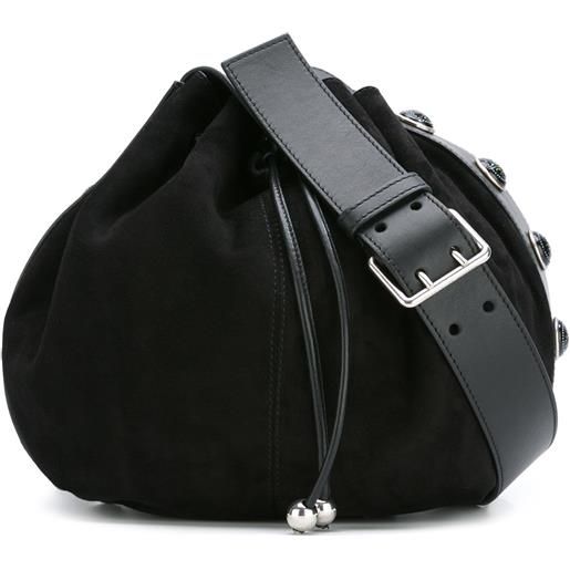 Alexander McQueen bucket crossbody bag - nero