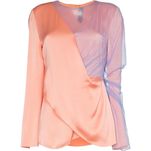 Sies Marjan blusa asimmetrica - rosa
