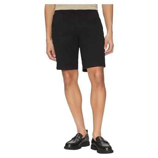 Calvin Klein uomo pantaloncini chino classic cotton lunghezza al ginocchio, nero (black), 31w