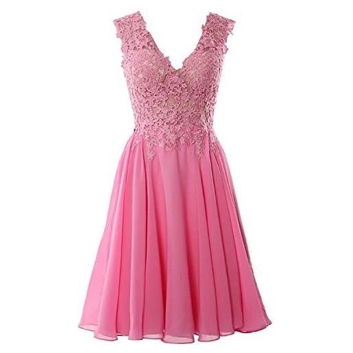 Beyonddress - vestito - linea ad a - senza maniche - donna rosa 40