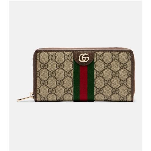 Gucci portafoglio ophidia con pelle