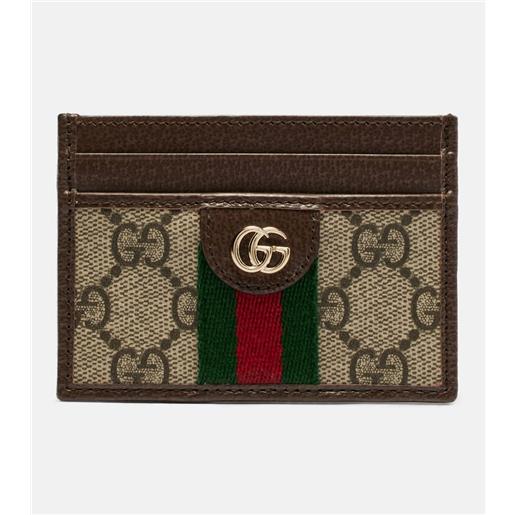 Gucci portacarte ophidia con pelle