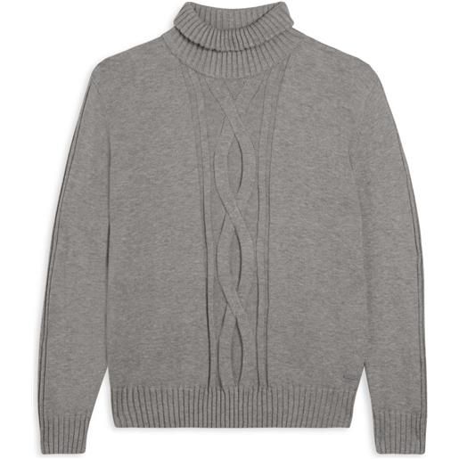 Freddy maglia donna collo alto con treccia