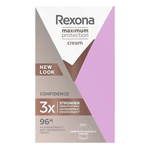 Rexona 6 x Rexona deo cremestick women maximum protection anti-traspirante - confidence - 45 ml