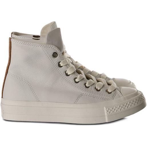 Converse high-top leather sneakers - toni neutri