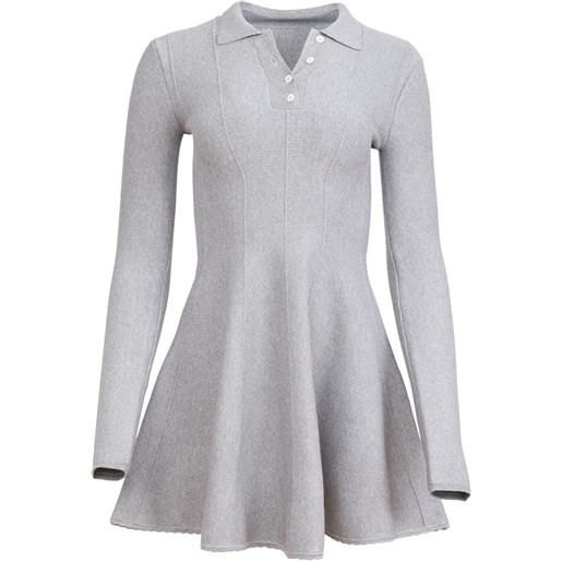 Fleur Du Mal abito svasato - grigio