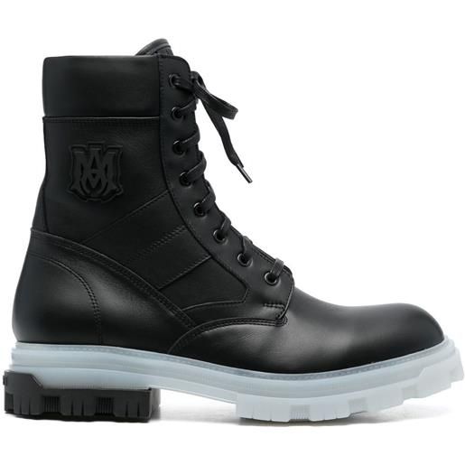 AMIRI anfibi con applicazione - nero