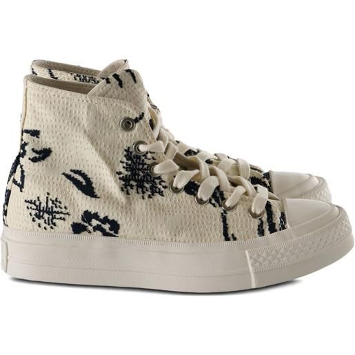Converse patterned-detail high-top sneakers - toni neutri