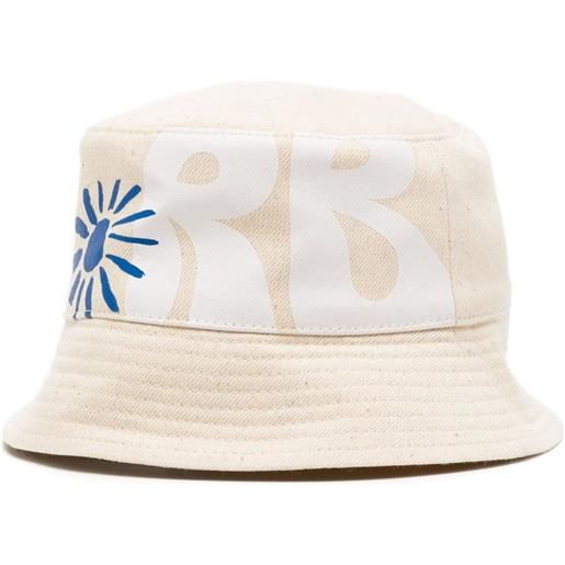 Ruslan Baginskiy cappello bucket con stampa - toni neutri