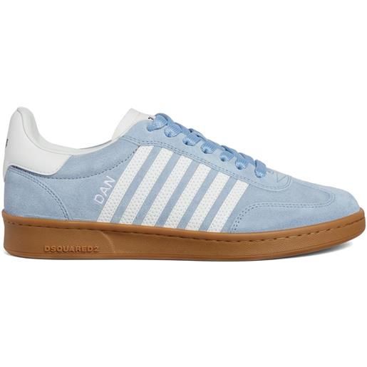 DSQUARED2 sneakers a righe - blu