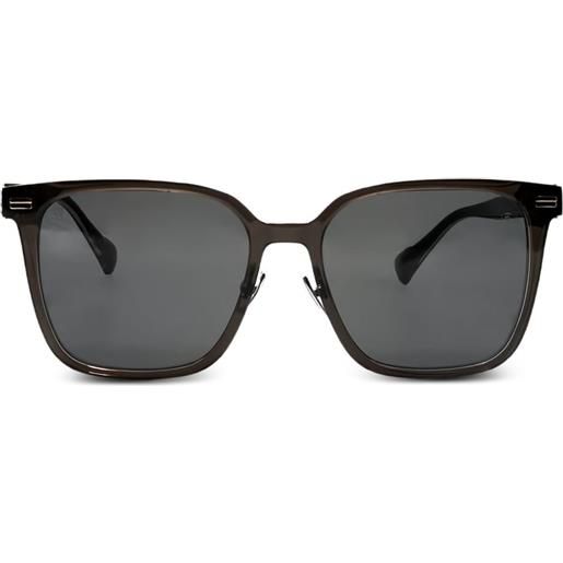 Mastermind Japan x bape occhiali da sole squadrati con dettaglio teschio - nero