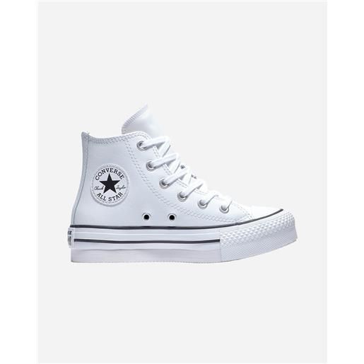 Converse chuck taylor all star eva lift lth ps jr - scarpe sneakers - bianco