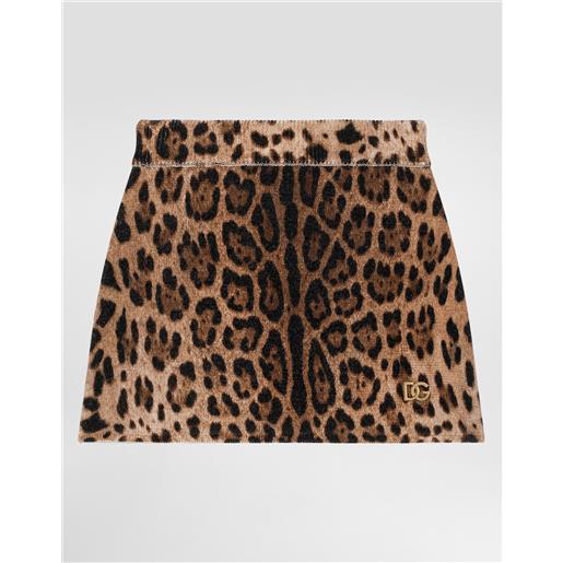 Dolce & Gabbana gonna in lana stampata