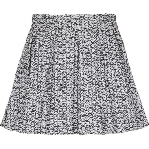 Balmain minigonna a vita alta in tweed - bianco